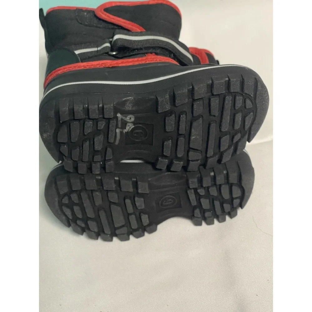 London Fog Collection Baby Toddler Size 6 Black Pull Winter Snow Boots‎ Bin4